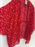 Lucky Brand 100% Polyester Floral Red Kimono One size - photo 6