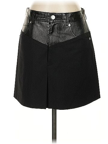 Helmut Lang Helmut Lang Faux Leather Skirt (view 1)