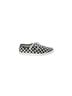 Vans 100% Canvas Checkered-gingham Black White Sneakers Size 7 - photo 1