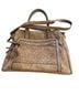 Unlabel 100% Polyvinyl Chloride Brown Leather Tote One size - photo 1