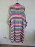 Dressed in LALA 100% Acrylic Stripes Multi Color Pink Cardigan Size M - photo 5