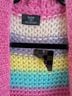 Dressed in LALA 100% Acrylic Stripes Multi Color Pink Cardigan Size M - photo 7
