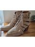 Coach 100% Suede Tan Ankle Boots Size 10 - photo 5