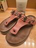 Taos 100% Leather 100% Corkshell 100% Eva 100% Suede Pink Sandals Size EU 37 - photo 6