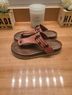 Taos 100% Leather 100% Corkshell 100% Eva 100% Suede Pink Sandals Size EU 37 - photo 3