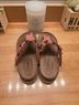 Taos 100% Leather 100% Corkshell 100% Eva 100% Suede Pink Sandals Size EU 37 - photo 4