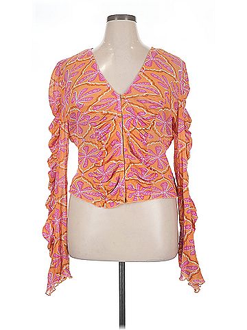Free People Free People 3/4 Sleeve Blouse (view 1)