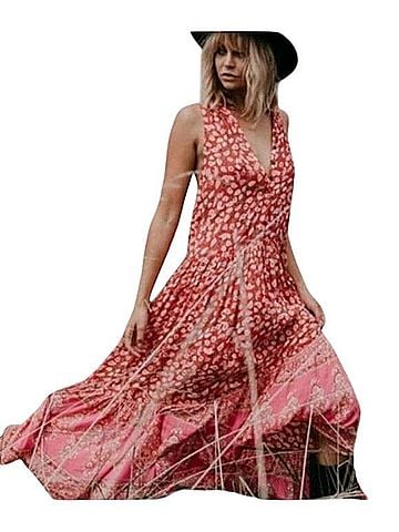 Spell and the Gypsy Collective Delirium Maxi Campfire Dress Casual Dress (view 1)