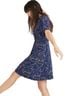 Madewell 100% Polyester Floral Blue Pink Casual Dress Size 4 - photo 2