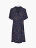 Madewell 100% Polyester Floral Blue Pink Casual Dress Size 4 - photo 4
