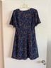 Madewell 100% Polyester Floral Blue Pink Casual Dress Size 4 - photo 7