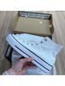 Converse Solid White Sneakers Size 10 - photo 3