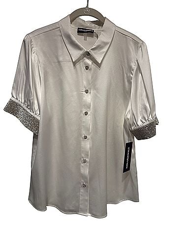 Karl Lagerfeld for Impulse Short Sleeve Blouse (view 1)