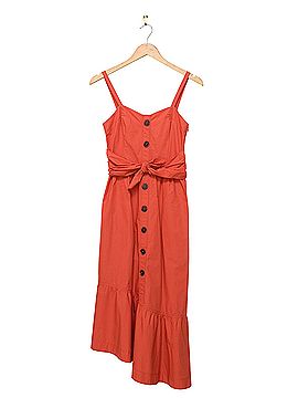 Derek Lam 10 Crosby Button Front Asymmetrical Midi Casual Dress (view 1)