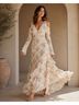 Vilshenko 100% Silk Floral Multi Color Cocktail Dress Size 10 - photo 4