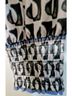 Hale Bob Graphic Brown White Blue Long Sleeve Blouse Size XS - photo 3