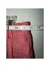 Bechamel 100% Cotton Checkered-gingham Red White Casual Pants Size 14 - photo 5