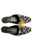 3.1 Phillip Lim 100% Silk Floral Black Orange Mule/Clog Size 6 - photo 6
