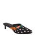 3.1 Phillip Lim 100% Silk Floral Black Orange Mule/Clog Size 6 - photo 4