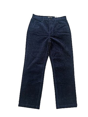 Ann Taylor LOFT Blue Corduroy Pants Wide Wale Cords (view 1)