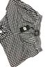 Lulu Checkered-gingham Black White Board Shorts Size XL - photo 1