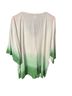 Chico's White Green Short Sleeve Blouse Size 3 - photo 4