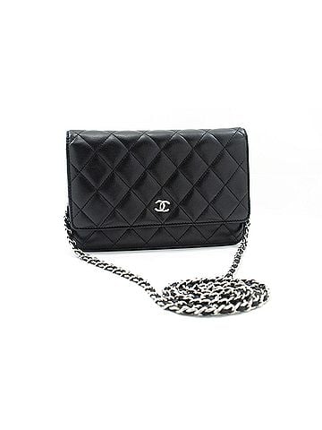 Chanel Wallet On Chain Quilted Lambskin Black Leather Wallets Accessory (view 1)