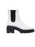 Stuart Weitzman 100% Leather White Boots Size 8 1/2 - photo 2
