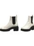 Stuart Weitzman 100% Leather White Boots Size 8 1/2 - photo 11