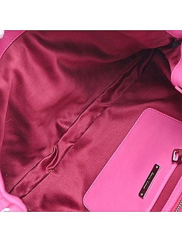 Miu Miu Crystal Clutch Matelasse Leather Pink Leather Handbag (view 2)