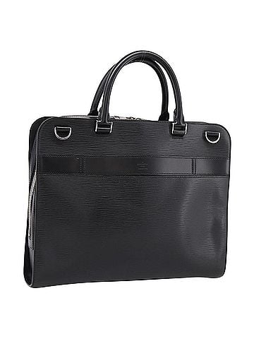 Louis Vuitton Bassano Epi Leather Black Leather Briefcase Bag (view 1)