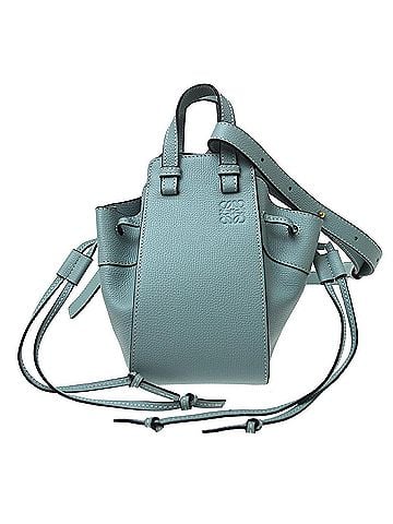 Loewe Hammock Leather Blue Leather Handbag (view 1)