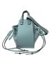 Loewe 100% Leather Solid Blue Hammock Leather Blue Leather Handbag One size - photo 1