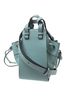Loewe 100% Leather Solid Blue Hammock Leather Blue Leather Handbag One size - photo 3