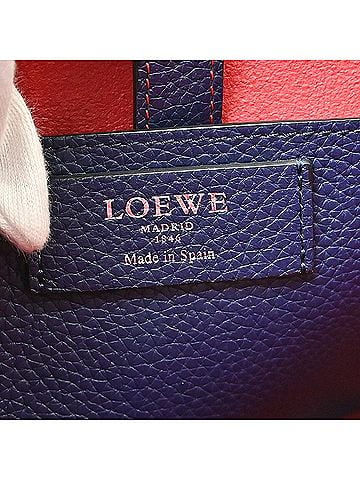 Loewe Anagram Leather Blue Leather Shoulder Bag Bag (view 2)