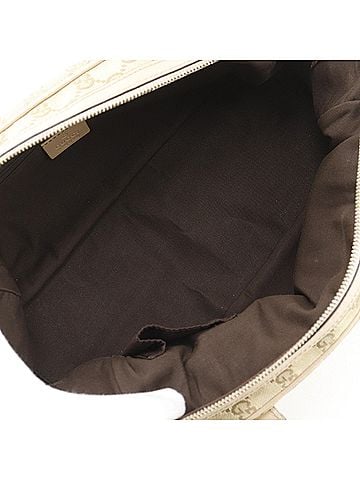 Gucci Princy Boston Gg Canvas And Leather Beige Canvas Handbag (view 2)