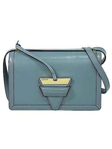 Loewe Barcelona Leather Blue Leather Shoulder Bag Bag (view 1)