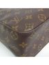 Louis Vuitton 100% Canvas Solid Brown Looping Monogram Canvas Brown Canvas Handbag One size - photo 6