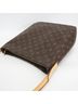 Louis Vuitton 100% Canvas Solid Brown Looping Monogram Canvas Brown Canvas Handbag One size - photo 9