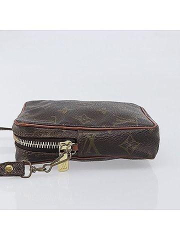 Louis Vuitton Danube Monogram Brown Canvas Shoulder Bag Bag (view 2)