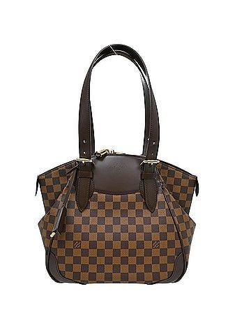 Louis Vuitton Verona Damier Ebene Brown Canvas Tote Bag Bag (view 1)