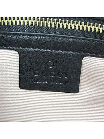 Gucci Arli Top Handle Leather Black Leather Handbag (view 2)