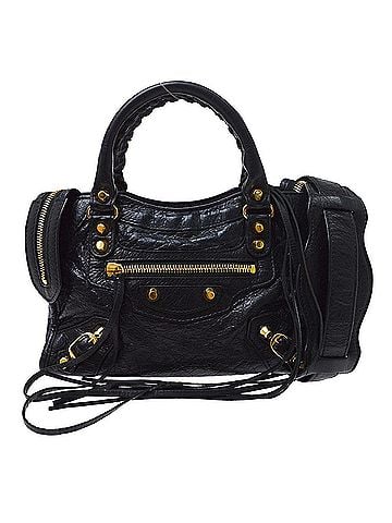 Balenciaga City Leather Black Leather Handbag (view 1)
