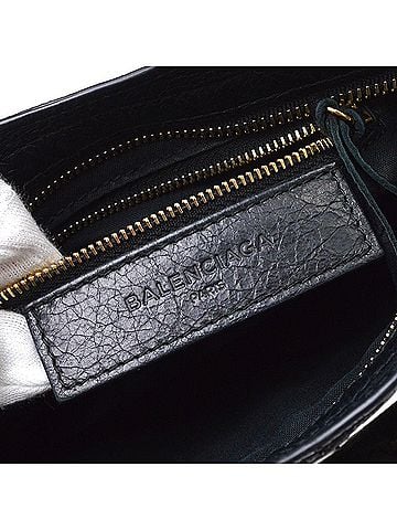 Balenciaga City Leather Black Leather Handbag (view 2)