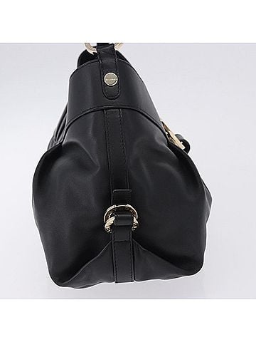Bvlgari Chandra Hobo Leather Black Leather Handbag (view 2)