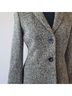 Ann Taylor Tweed Black Gray Blazer Size 2 (petite) - photo 10