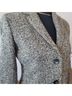 Ann Taylor Tweed Black Gray Blazer Size 2 (petite) - photo 6