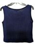 St. John Solid Blue Sleeveless Top Size M - photo 2