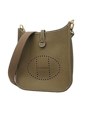 Hermès Hermes Shoulder Bag Evelyne TPM Taurillon Clemence Etoupe K Stamp Ladies (view 1)