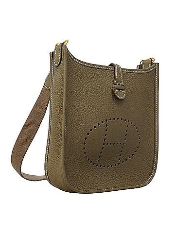 Hermès Hermes Shoulder Bag Evelyne TPM Taurillon Clemence Etoupe K Stamp Ladies (view 2)